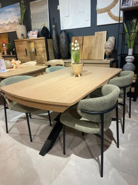 Krzesło JONA Olijfgroen – COCO maison – Naturalny Styl i Wygoda| Oliwka