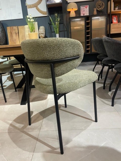 Krzesło JONA Olijfgroen – COCO maison – Naturalny Styl i Wygoda| Oliwka