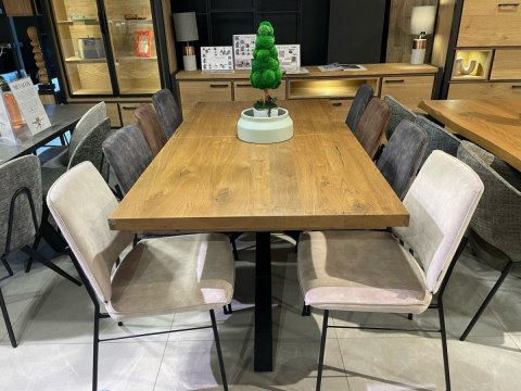 Krzesło Jadalniane FAAS / FAUSTO - Aksamit Karese Antracyt