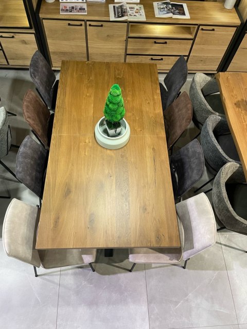 Krzesło Jadalniane FAAS / FAUSTO - Aksamit Karese Antracyt