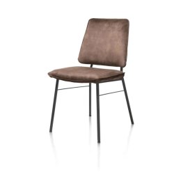 Krzesło Jadalniane FAAS / FAUSTO - Aksamit Karese Espresso