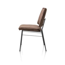 Krzesło Jadalniane FAAS / FAUSTO - Aksamit Karese Espresso