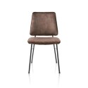 Krzesło Jadalniane FAAS / FAUSTO - Aksamit Karese Espresso