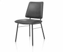 Krzesło Jadalniane FAAS / FAUSTO - Mikroskóra Taurus Antracyt
