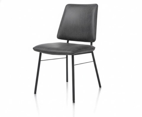 Krzesło Jadalniane FAAS / FAUSTO - Mikroskóra Taurus Antracyt