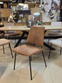 Krzesło Jadalniane FAAS / FAUSTO - Mikroskóra Taurus Koniak