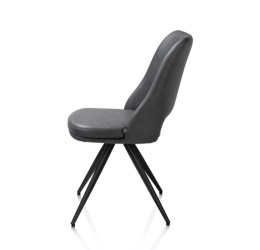 Krzesło obrotowe IAN Antracyt– Henders & Hazel – Mikrofibra Pala