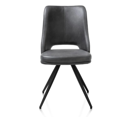 Krzesło obrotowe IAN Antracyt– Henders & Hazel – Mikrofibra Pala