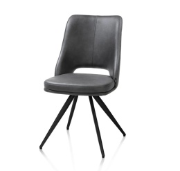 Krzesło obrotowe IAN Antracyt– Henders & Hazel – Mikrofibra Pala