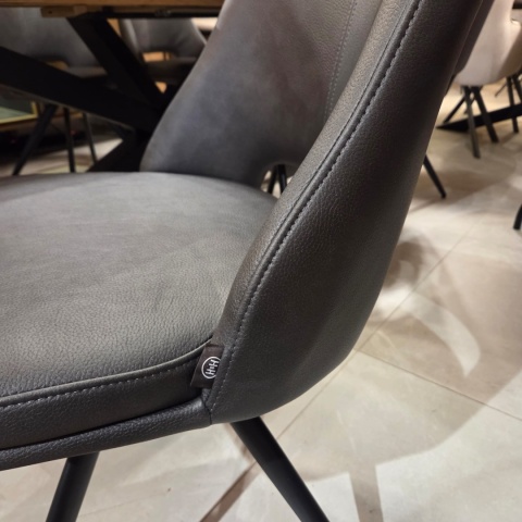 Krzesło obrotowe IAN Antracyt– Henders & Hazel – Mikrofibra Pala