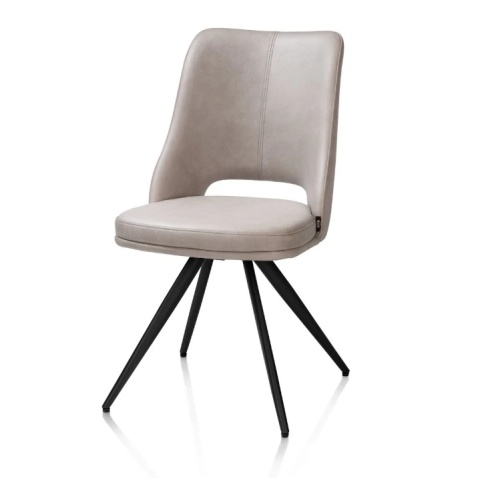 Krzesło obrotowe IAN Jasnoszare – Henders & Hazel – Mikrofibra Pala