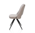 Krzesło obrotowe IAN Jasnoszare – Henders & Hazel – Mikrofibra Pala
