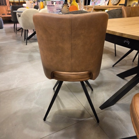 Krzesło obrotowe IAN Koniak– Henders & Hazel – Mikrofibra Pala