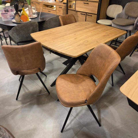 Krzesło obrotowe IAN Koniak– Henders & Hazel – Mikrofibra Pala