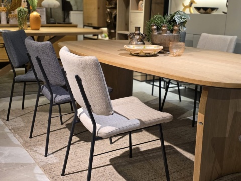 Krzesło Xooon Tatum Niebieska plecionka