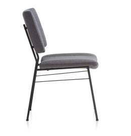 Krzesło Xooon Tatum Szara plecionka