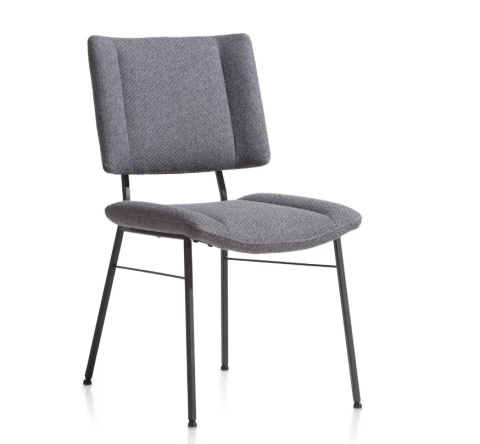 Krzesło Xooon Tatum Szara plecionka