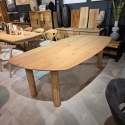 [K, od ręki] Stół Jadalniany AZULO 210 cm – Massief Eiken / Natural Sand