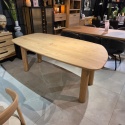 [K, od ręki] Stół Jadalniany AZULO 210 cm – Massief Eiken / Natural Sand