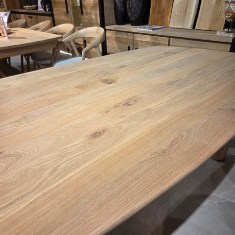 [K, od ręki] Stół Jadalniany AZULO 210 cm – Massief Eiken / Natural Sand