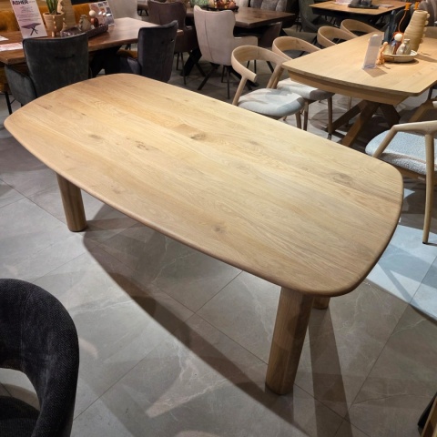 [K, od ręki] Stół Jadalniany AZULO 210 cm – Massief Eiken / Natural Sand