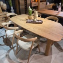 [K, od ręki] Stół Jadalniany AZULO 210 cm – Massief Eiken / Natural Sand
