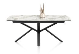 [M, od ręki] Stół Henders& Hazel Palace 190+ 60 x 110 cm biały centralna noga