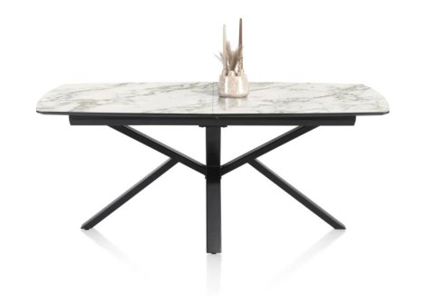 [M, od ręki] Stół Henders& Hazel Palace 190+ 60 x 110 cm biały centralna noga