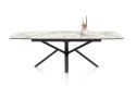 [M, od ręki] Stół Henders& Hazel Palace 190+ 60 x 110 cm biały centralna noga