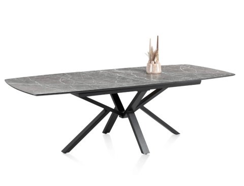(M, od ręki) Stół Rozkładany PALACE 190-250 cm – Light Grey Marble / HPL jasnoszary