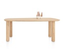 [M] Stół Jadalniany AZULO 210 cm – Massief Eiken / Natural Sand