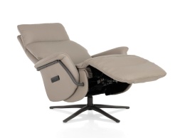 [R, od ręki] Fotel Relax Stelvio – Skóra Naturalna Maine Taupe – 3 Silniki – Akumulator