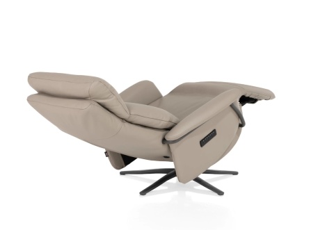 [R, od ręki] Fotel Relax Stelvio – Skóra Naturalna Maine Taupe – 3 Silniki – Akumulator