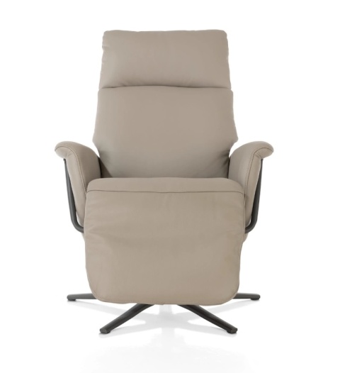 [R, od ręki] Fotel Relax Stelvio – Skóra Naturalna Maine Taupe – 3 Silniki – Akumulator