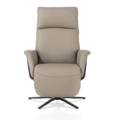 [R, od ręki] Fotel Relax Stelvio – Skóra Naturalna Maine Taupe – 3 Silniki – Akumulator