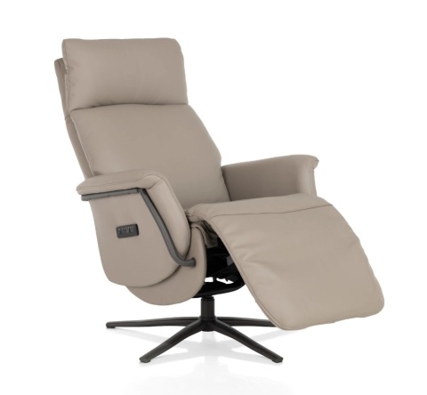[R, od ręki] Fotel Relax Stelvio – Skóra Naturalna Maine Taupe – 3 Silniki – Akumulator