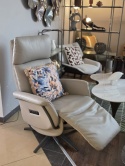 [R, od ręki] Fotel Relax Stelvio – Skóra Naturalna Maine Taupe – 3 Silniki – Akumulator
