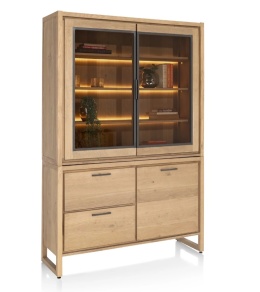 [M] Witryna NYSTEAD 140 cm – Dąb Dune Natural | Henders & Hazel