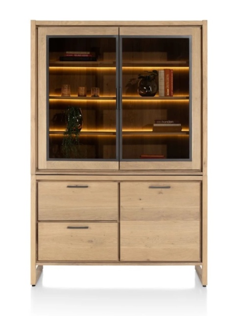 [M] Witryna NYSTEAD 140 cm – Dąb Dune Natural | Henders & Hazel