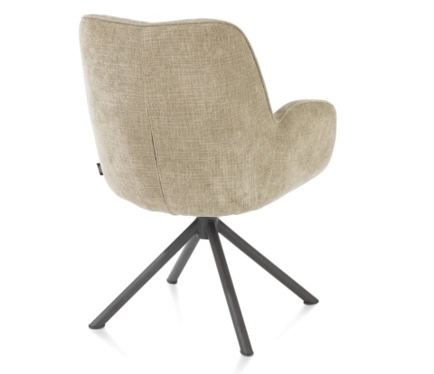 [od ręki] Fotel Obrotowy RILEY - Kieszeniowy Rdzeń Sprężynowy – Kolor Olive