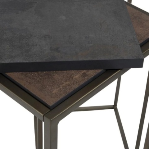 Stolik/Konsola STAND UP 50×32 – Dwustronny Blat HPL – COCO maison