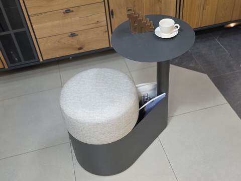 [R] Puf wielofunkcyjny z blatami i schowkiem SOLO-Station 3w1