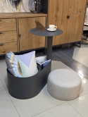 [R] Puf wielofunkcyjny z blatami i schowkiem SOLO-Station 3w1