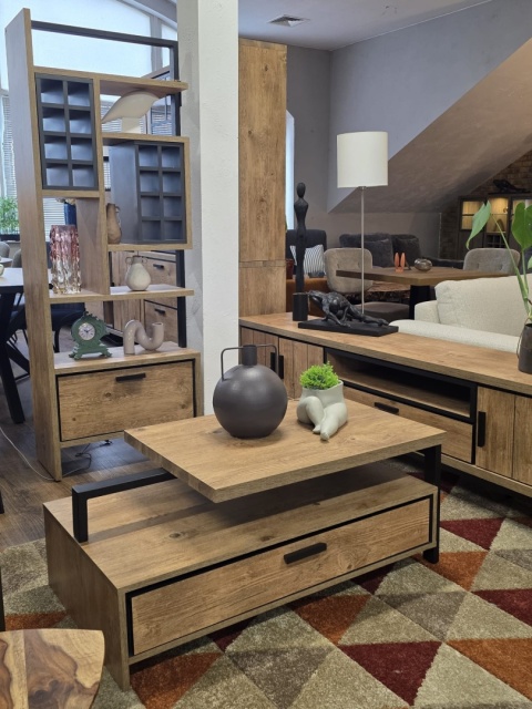 [R, M] Parawan / Regał na wino Pavarotti Henders& Hazel 70x190 cm, industrialny, laminat HPL