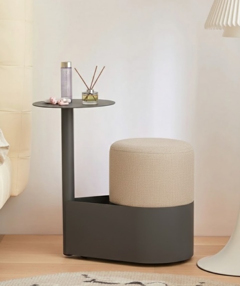 [R] Puf wielofunkcyjny z blatami i schowkiem SOLO-Station 3w1