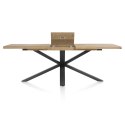 [K, od ręki] Stół Henders& Hazel Metalox centralna noga pająk 190+ 50 x 100 cm