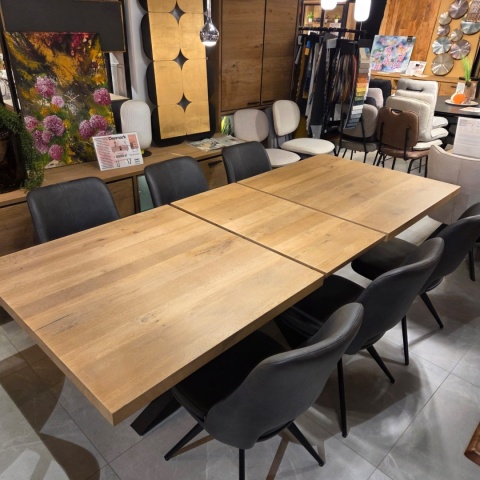 [K, od ręki] Stół Henders& Hazel Metalox centralna noga pająk 190+ 50 x 100 cm