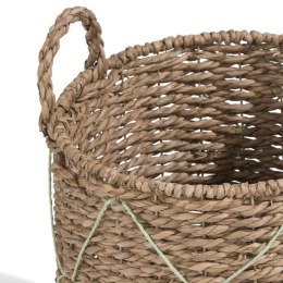 Zestaw 2 koszy RIO - COCO maison - Pleciony Design z Miętowym Detalem