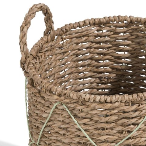 Zestaw 2 koszy RIO - COCO maison - Pleciony Design z Miętowym Detalem