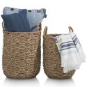 Zestaw 2 koszy RIO - COCO maison - Pleciony Design z Miętowym Detalem